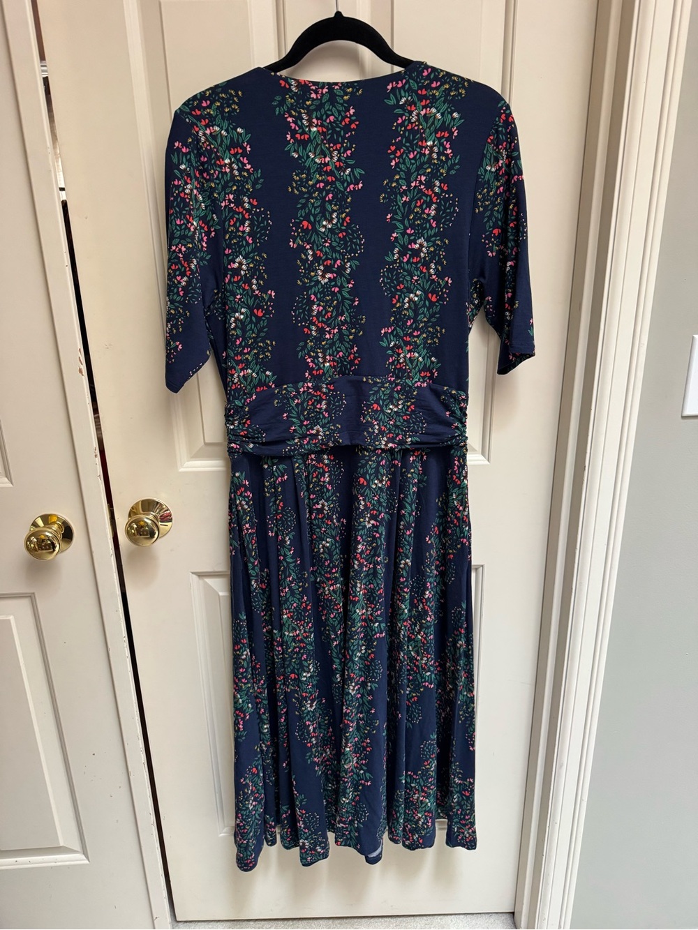 Boden Kassidy Navy Floral Midi Dress - Picture 9 of 9